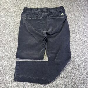 Vuori Pants Womens Medium Gray Corduroy Jogger Elastic Waist Pockets Stretch